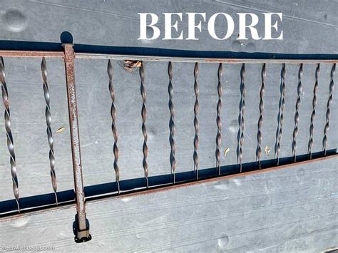 ask this old house paint metal railing|how to paint metal handrail.